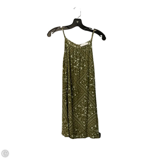 Top Sleeveless By Planet Gold In Green, Size: Xs