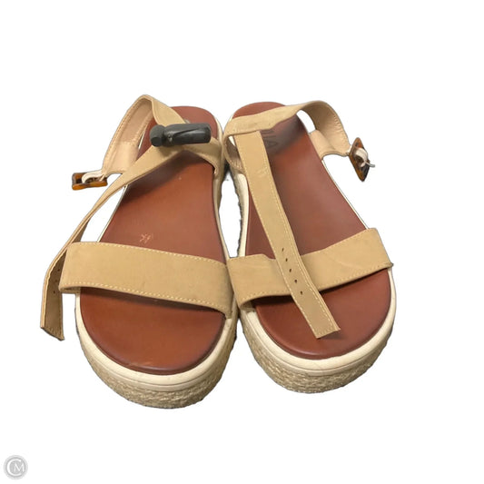Sandals Flats By Mia In Tan, Size: 9.5