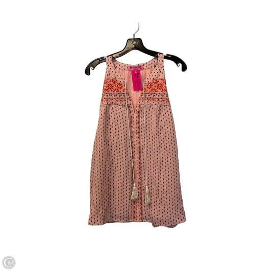 Top Sleeveless By Almost Pink In Pink, Size: S