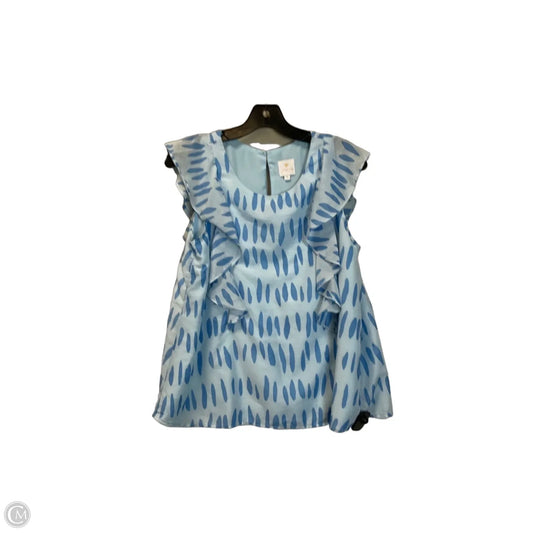 Top Sleeveless By J.marie In Blue, Size: M