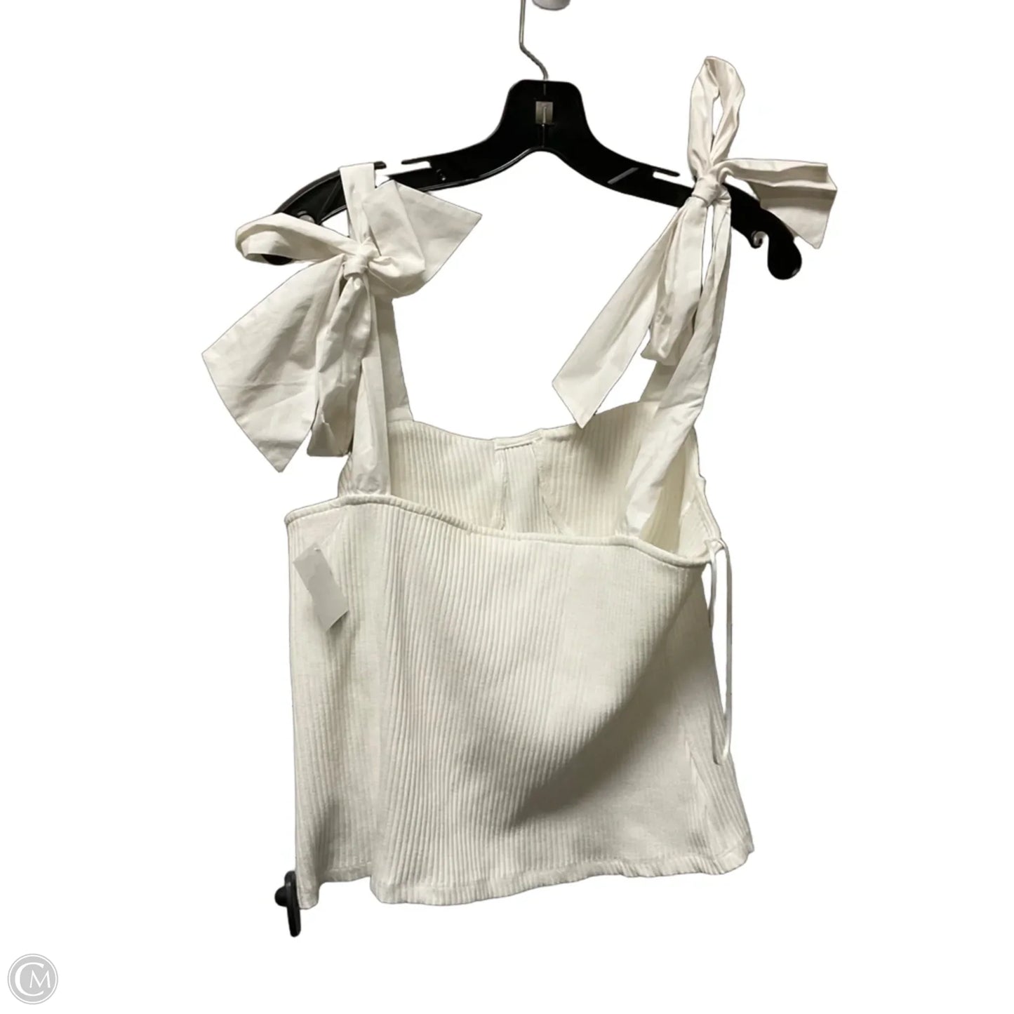 Top Sleeveless By Maeve In White, Size: L