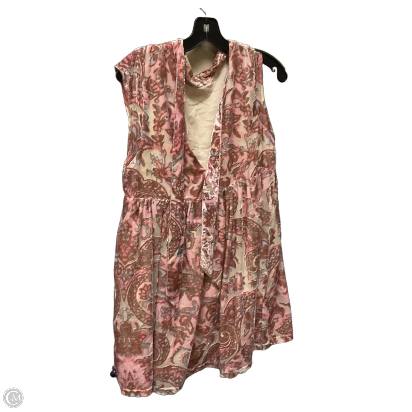 Dress Casual Short By Free People In Pink & Tan, Size: Xs