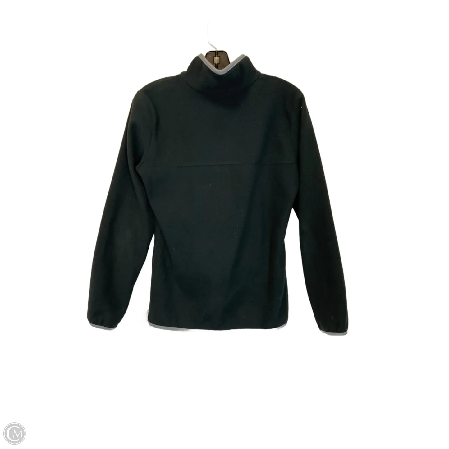 Jacket Fleece By Columbia In Black & Grey, Size: S