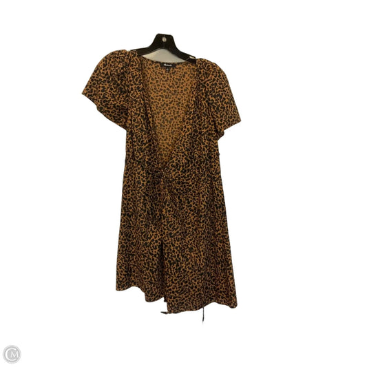 Dress Casual Short By Madewell In Animal Print, Size: S