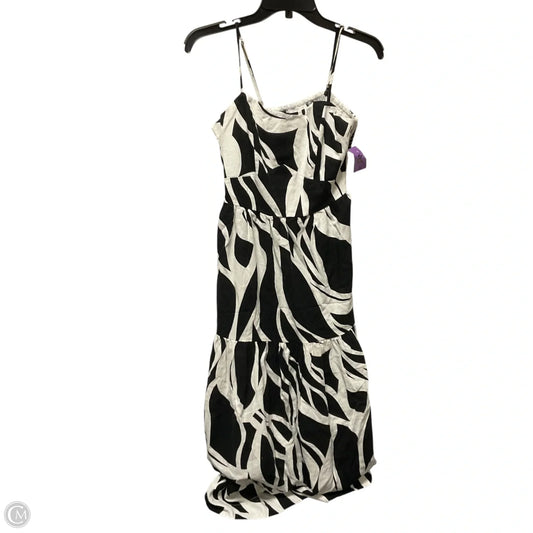 Dress Casual Midi By Rachel Zoe In Black & White, Size: S