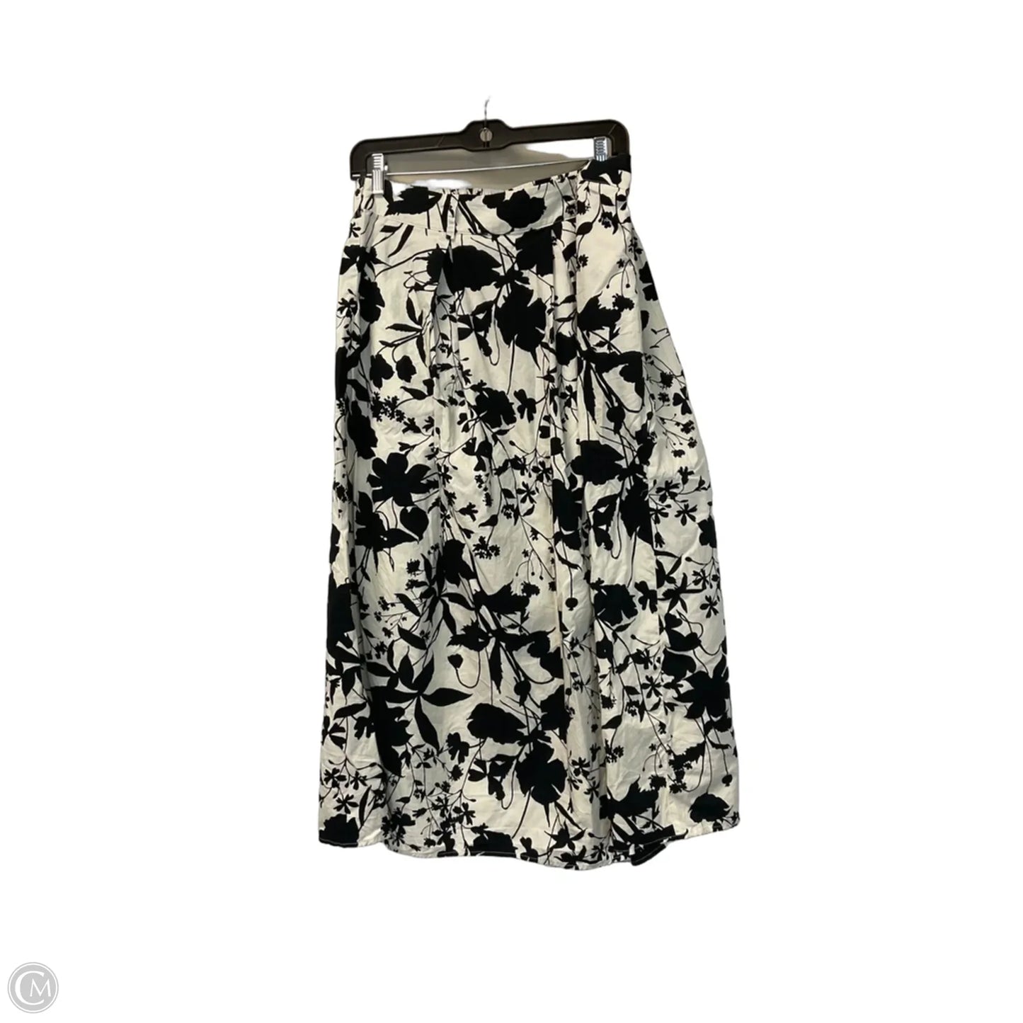 Skirt Maxi By Clothes Mentor In Black & Cream, Size: Xl