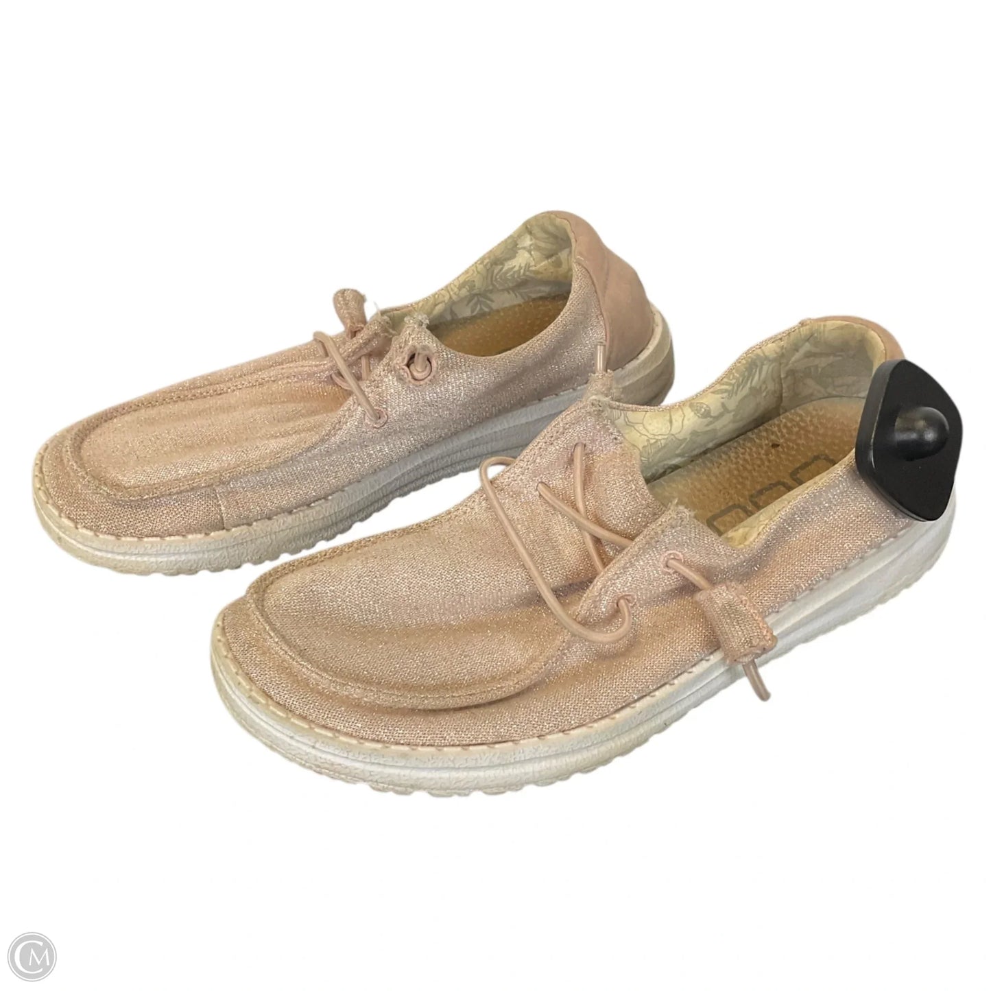 Shoes Flats By Hey Dude In Pink, Size: 5