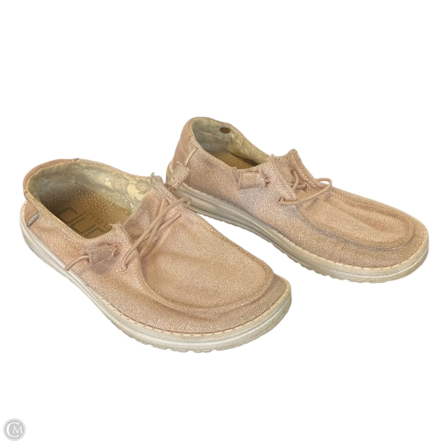 Shoes Flats By Hey Dude In Pink, Size: 5