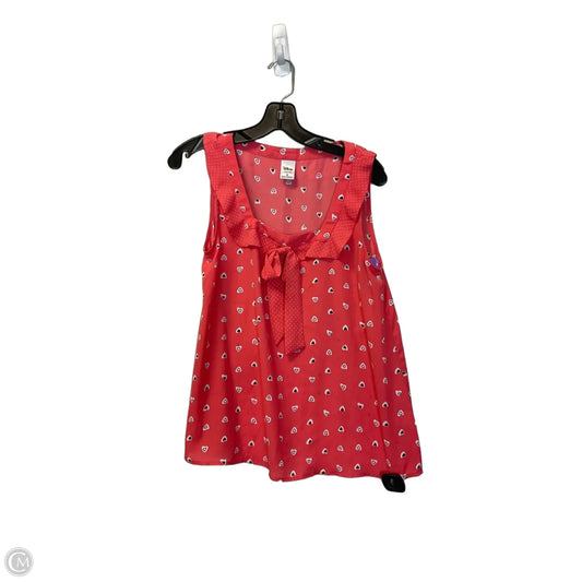 Top Sleeveless By Disney In Pink, Size: S