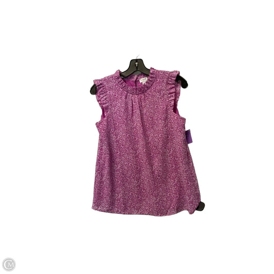 Top Sleeveless By J. Crew In Purple, Size: Xs