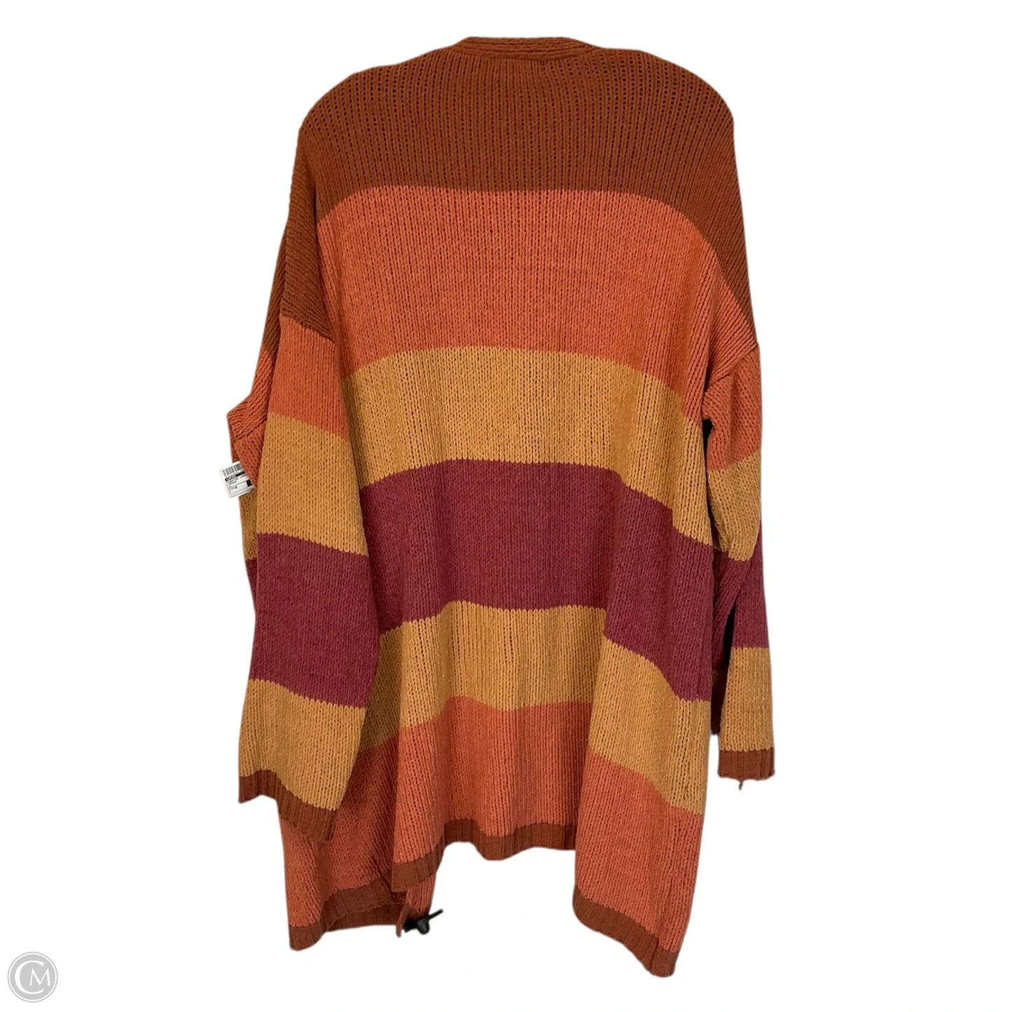 Sweater Cardigan By Umgee In Orange, Size: M