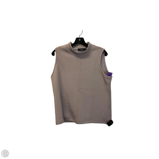 Top Sleeveless By Automet In Brown, Size: L