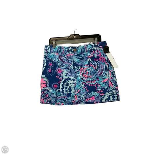 Skort Designer By Lilly Pulitzer In Blue, Size: 10