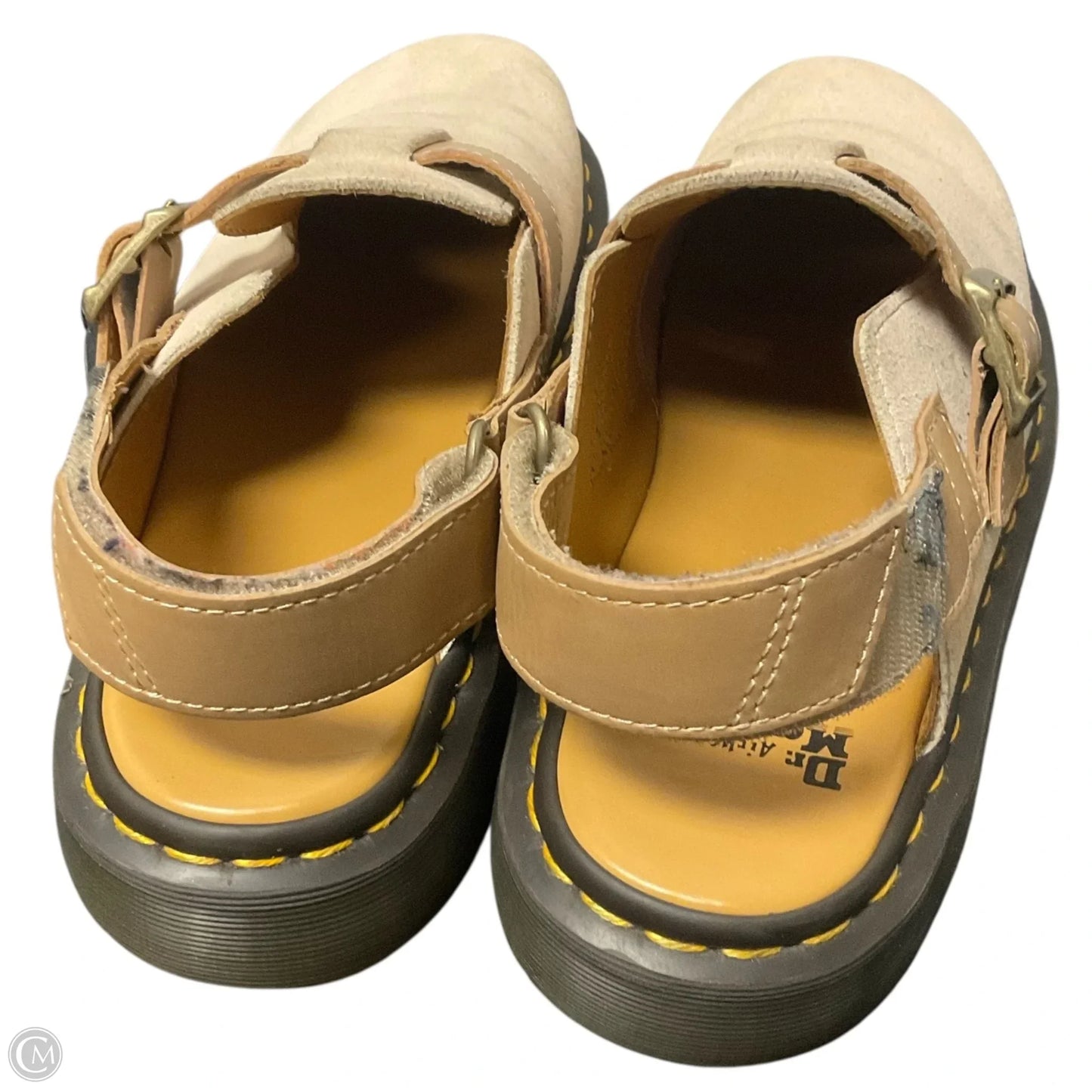 Shoes Flats By Dr Martens In Cream, Size: 9