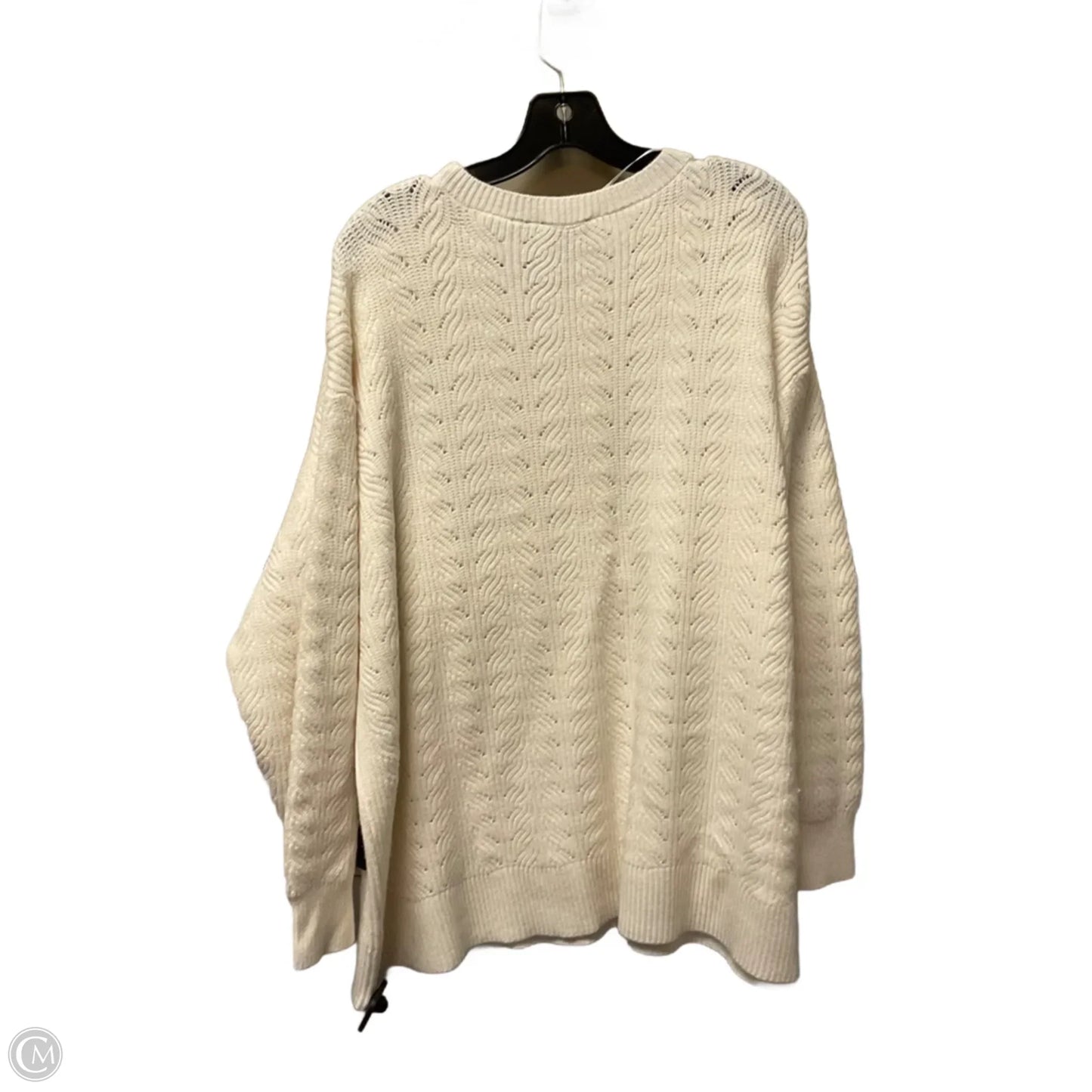 Sweater By Cyrus In Cream, Size: 3x