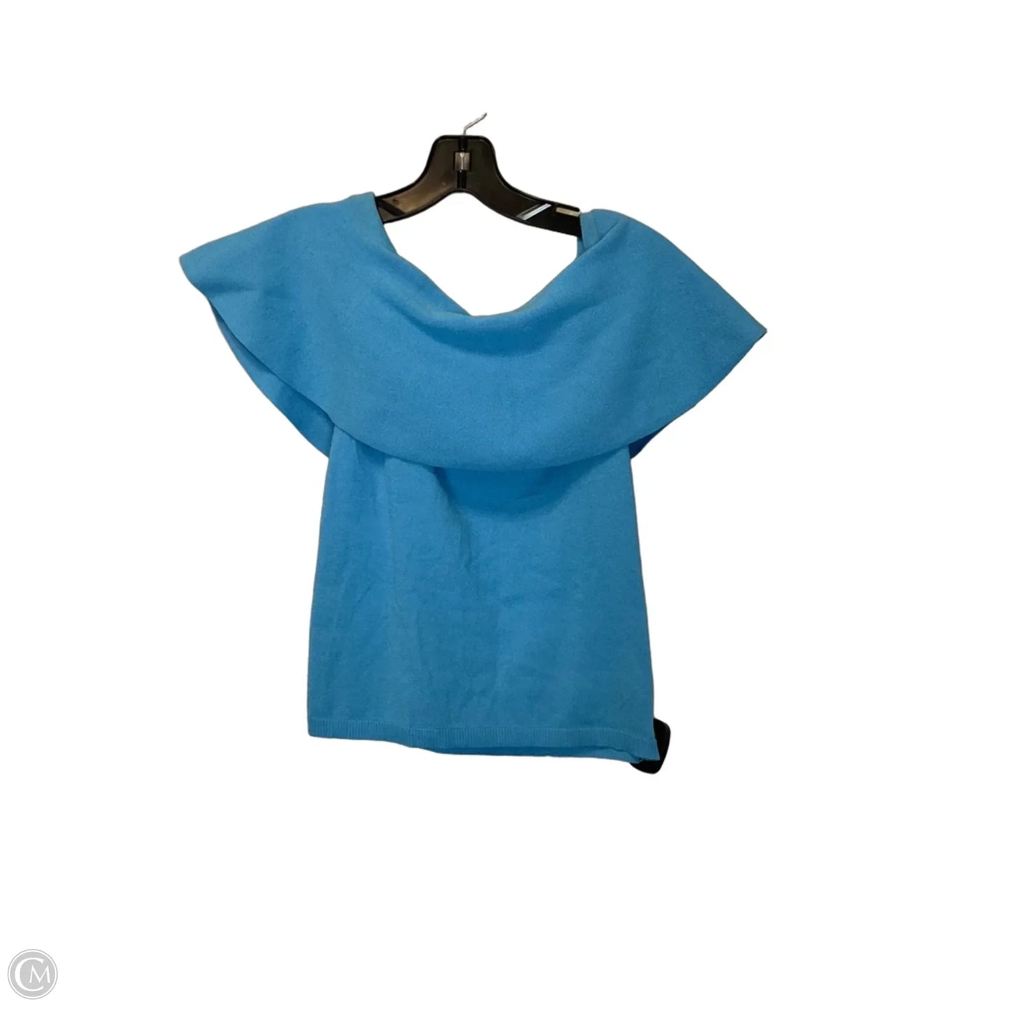 Top Short Sleeve Basic By Ann Taylor In Blue, Size: S