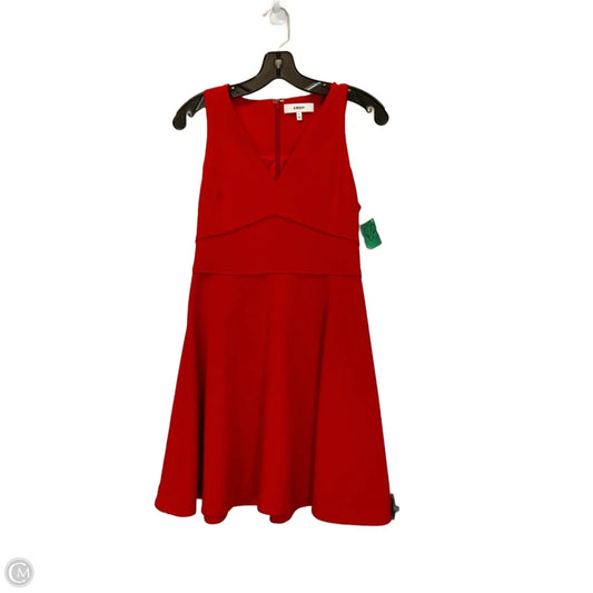 Dress Casual Midi By Cmc In Red, Size: 6