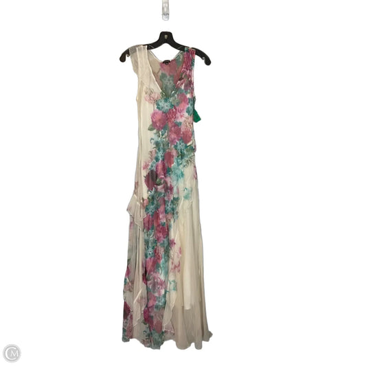 Dress Casual Maxi By Komarov In Floral Print, Size: S