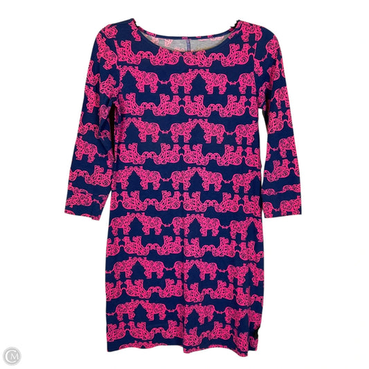 Dress Designer By Lilly Pulitzer In Blue & Pink, Size: Xs