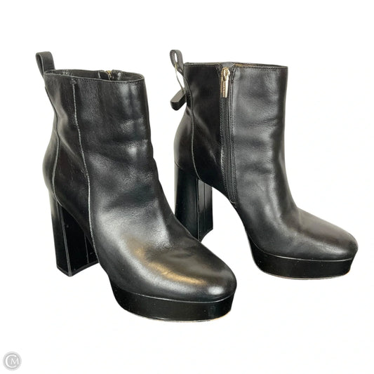 Boots Ankle Heels By Vince Camuto In Black, Size: 8.5