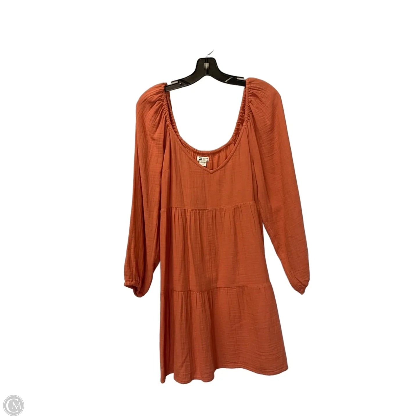 Dress Casual Short By Billabong In Orange, Size: S