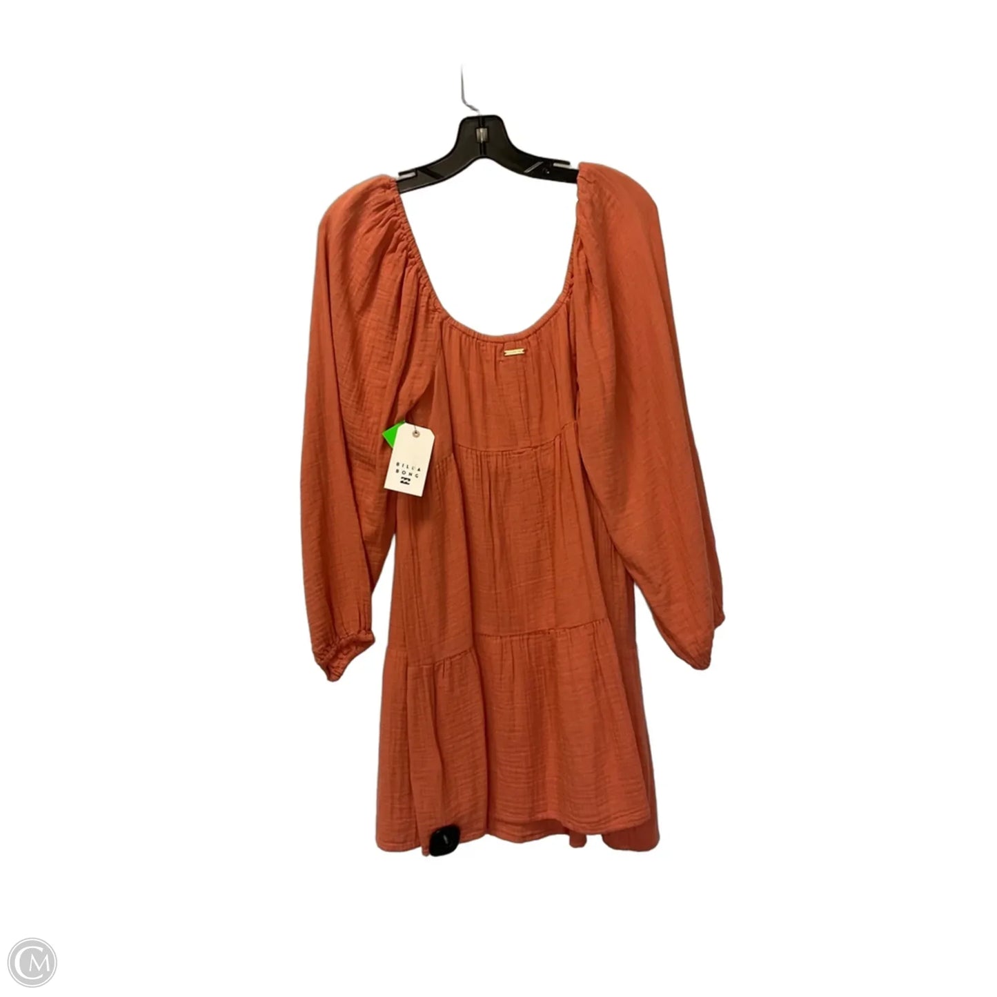 Dress Casual Short By Billabong In Orange, Size: S