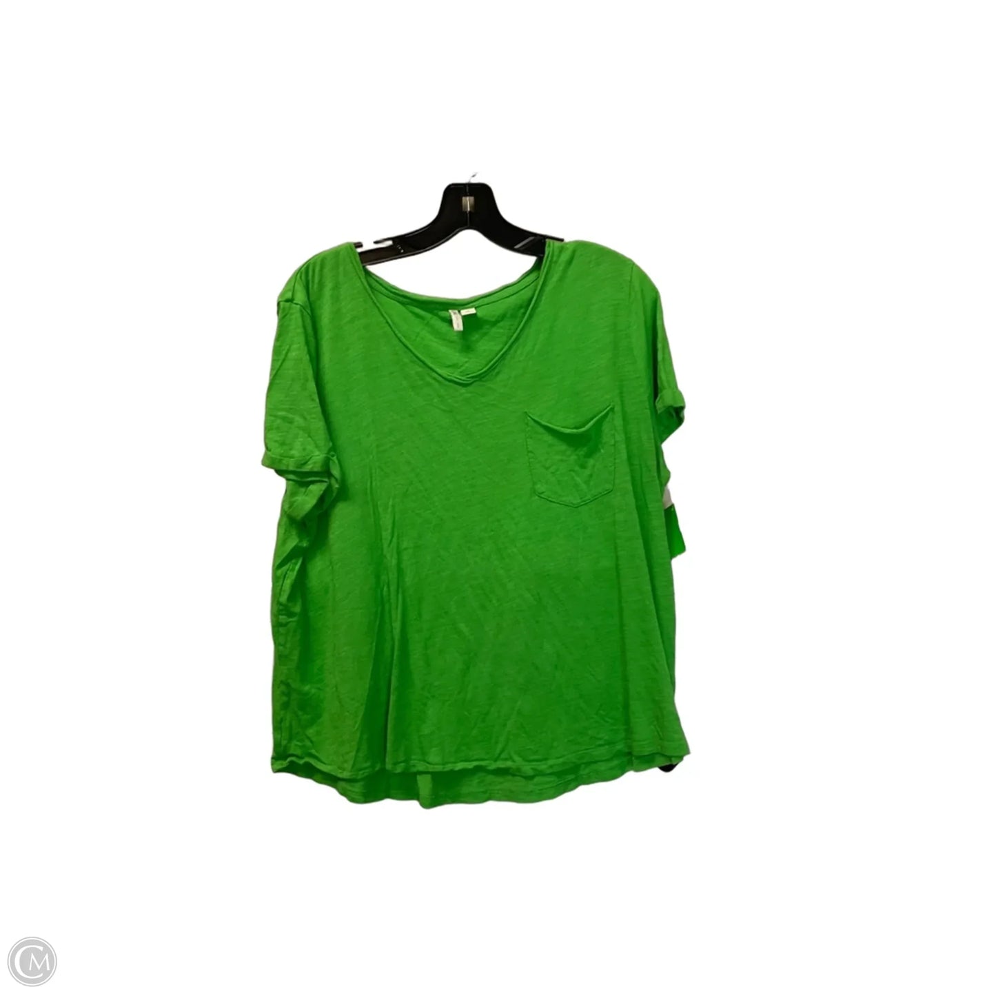 Top Short Sleeve Basic By Cato In Green, Size: Xl