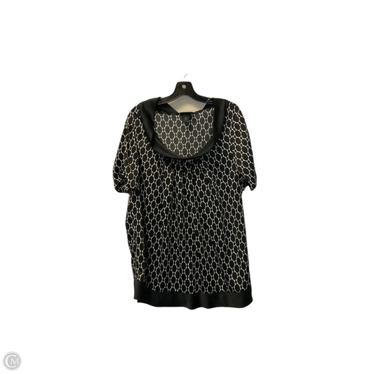 Top Short Sleeve Basic By Lane Bryant In Black, Size: Xxl
