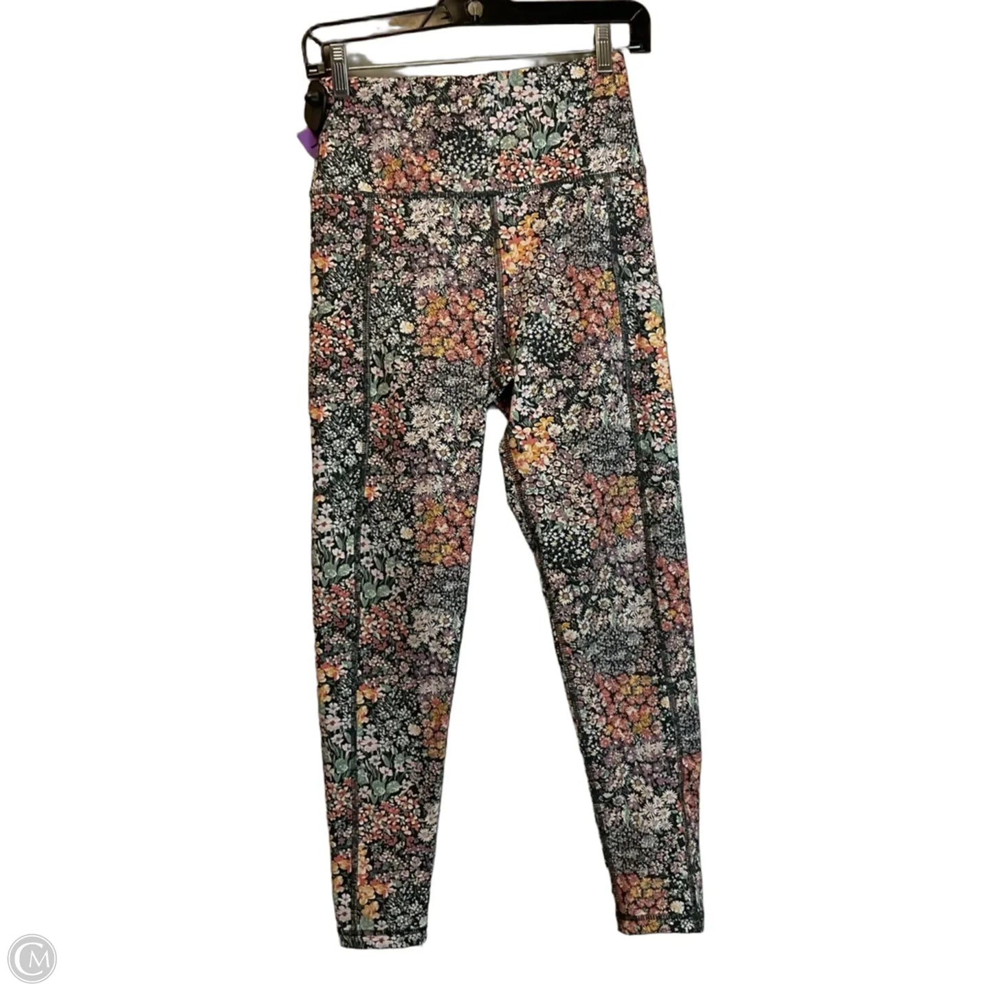 Athletic Leggings By American Eagle In Floral Print, Size: M