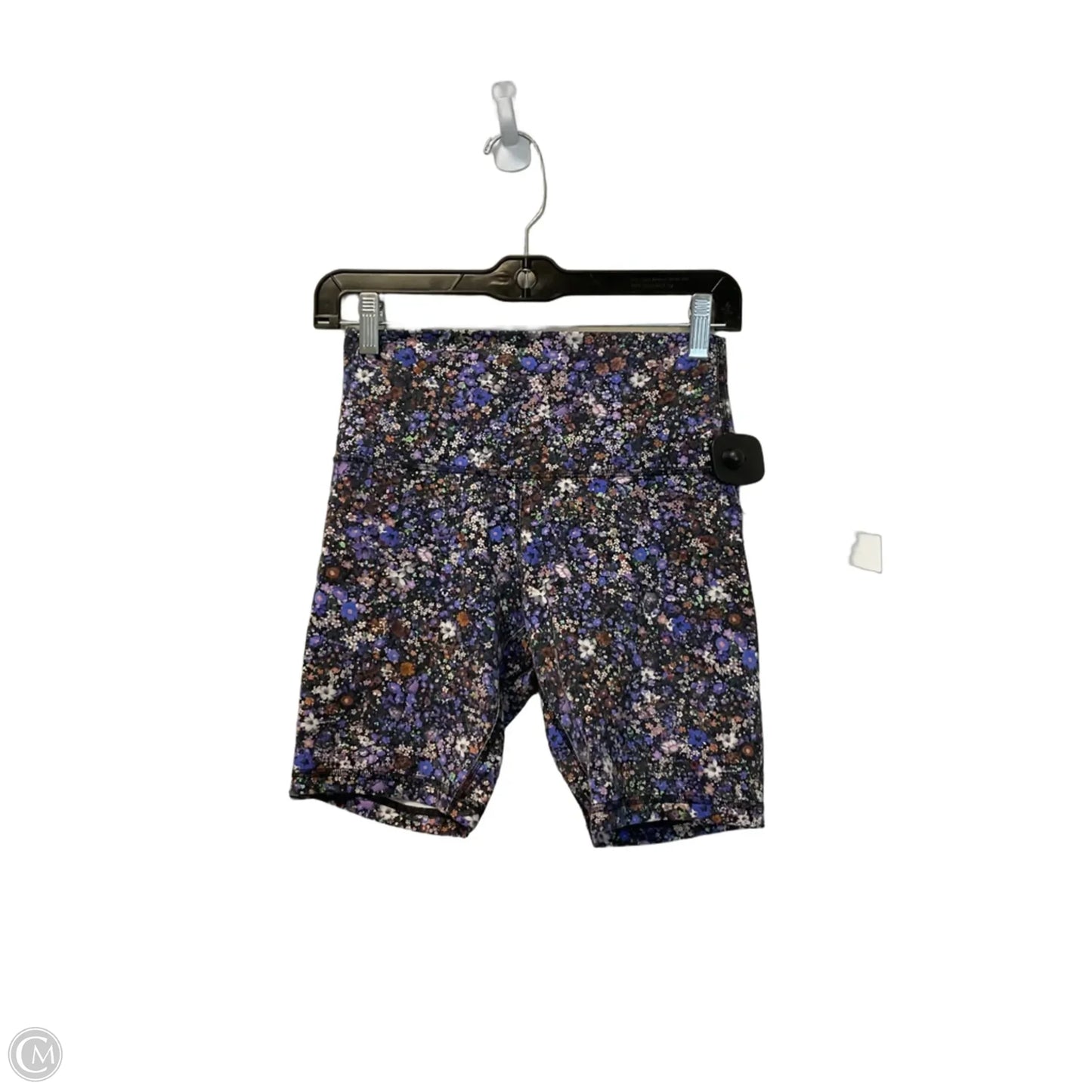 Athletic Shorts By Lululemon In Floral Print, Size: 6