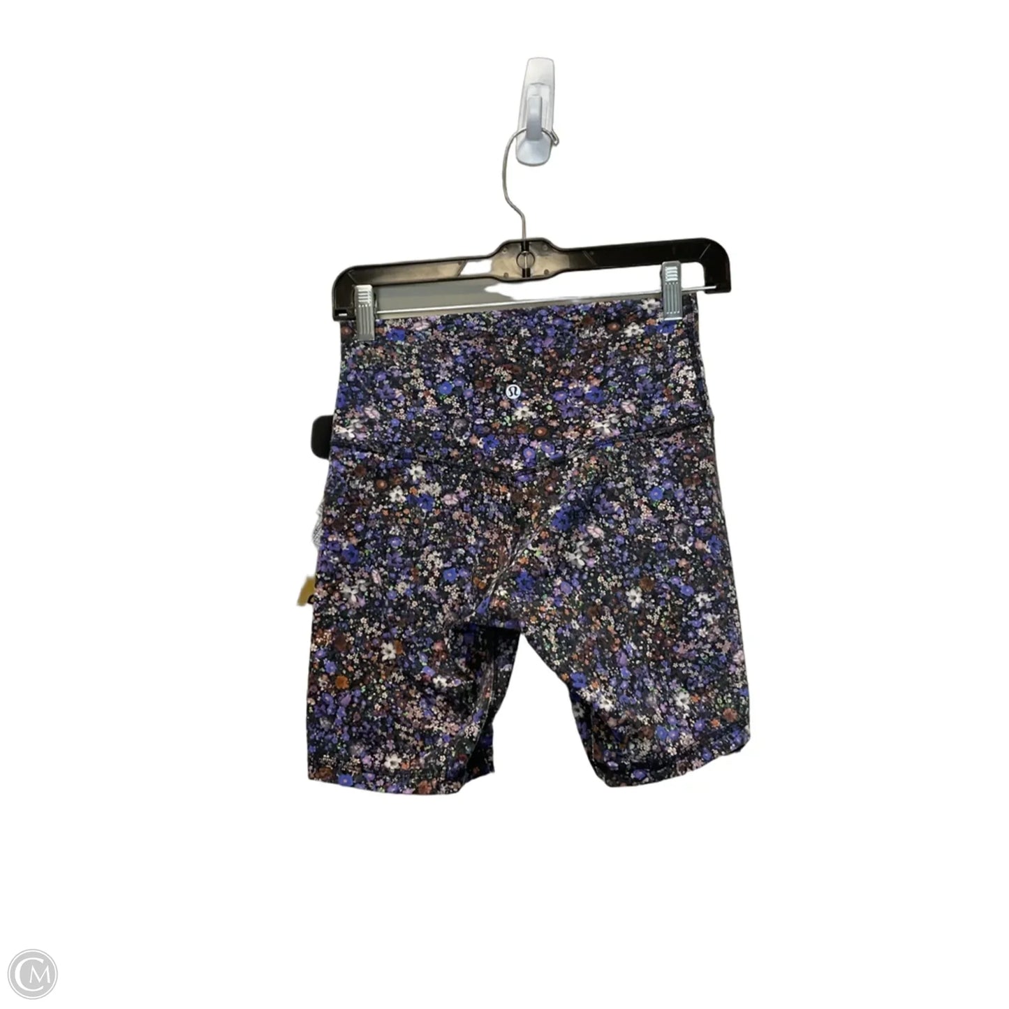 Athletic Shorts By Lululemon In Floral Print, Size: 6