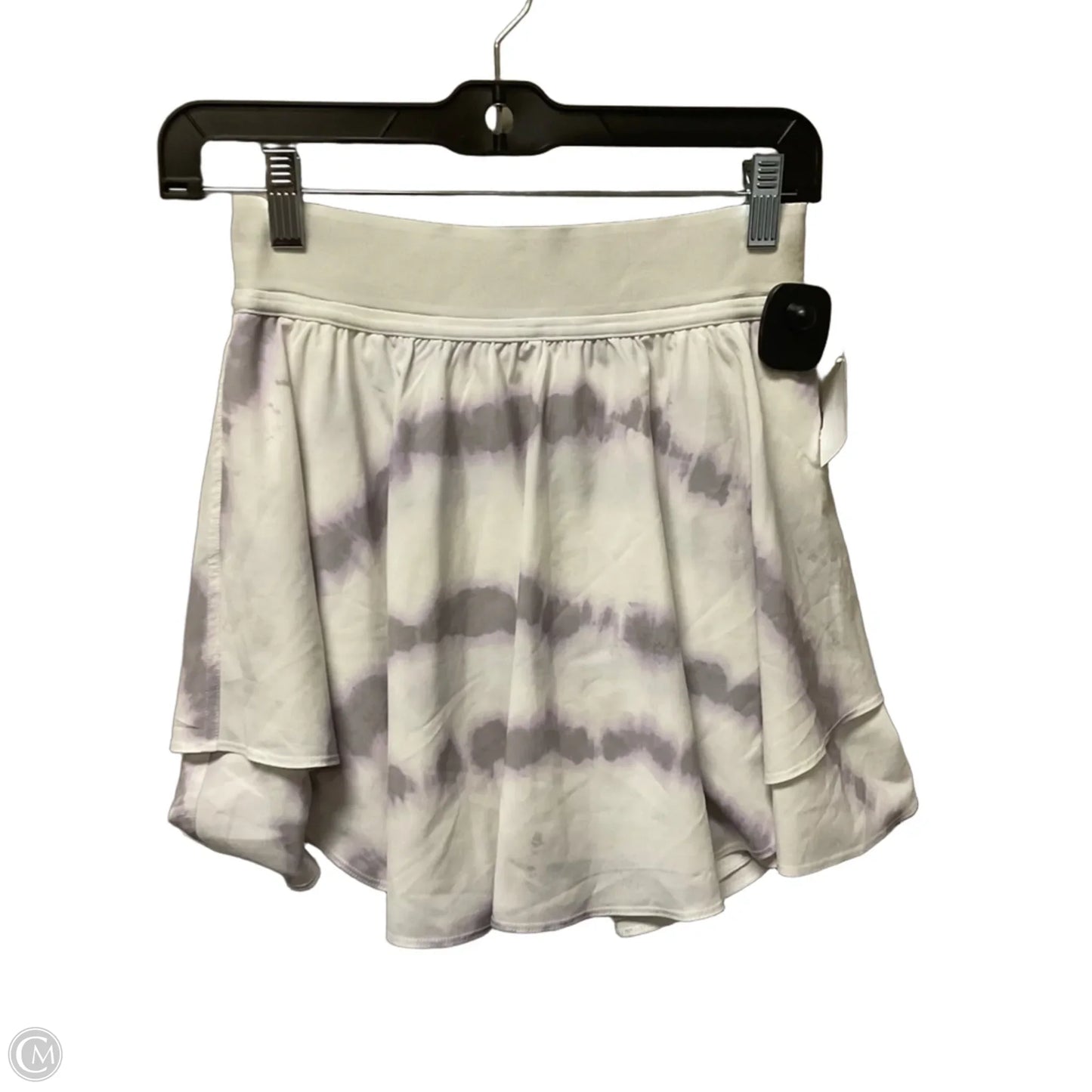 Athletic Skort By Lululemon In White, Size: 4