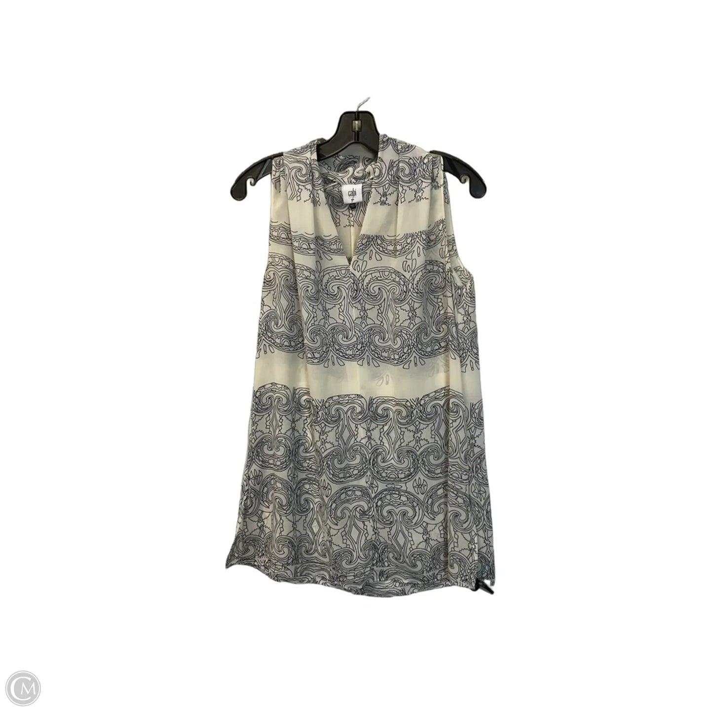 Top Sleeveless Basic By Cabi In Cream, Size: S