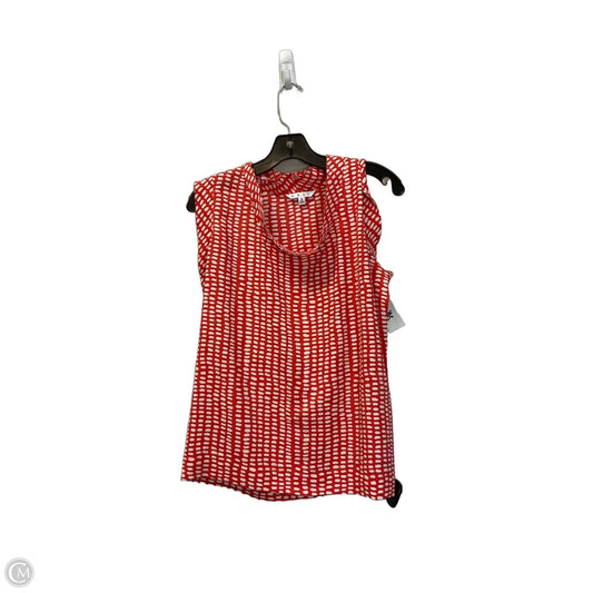 Top Sleeveless Basic By Cabi In Red, Size: S