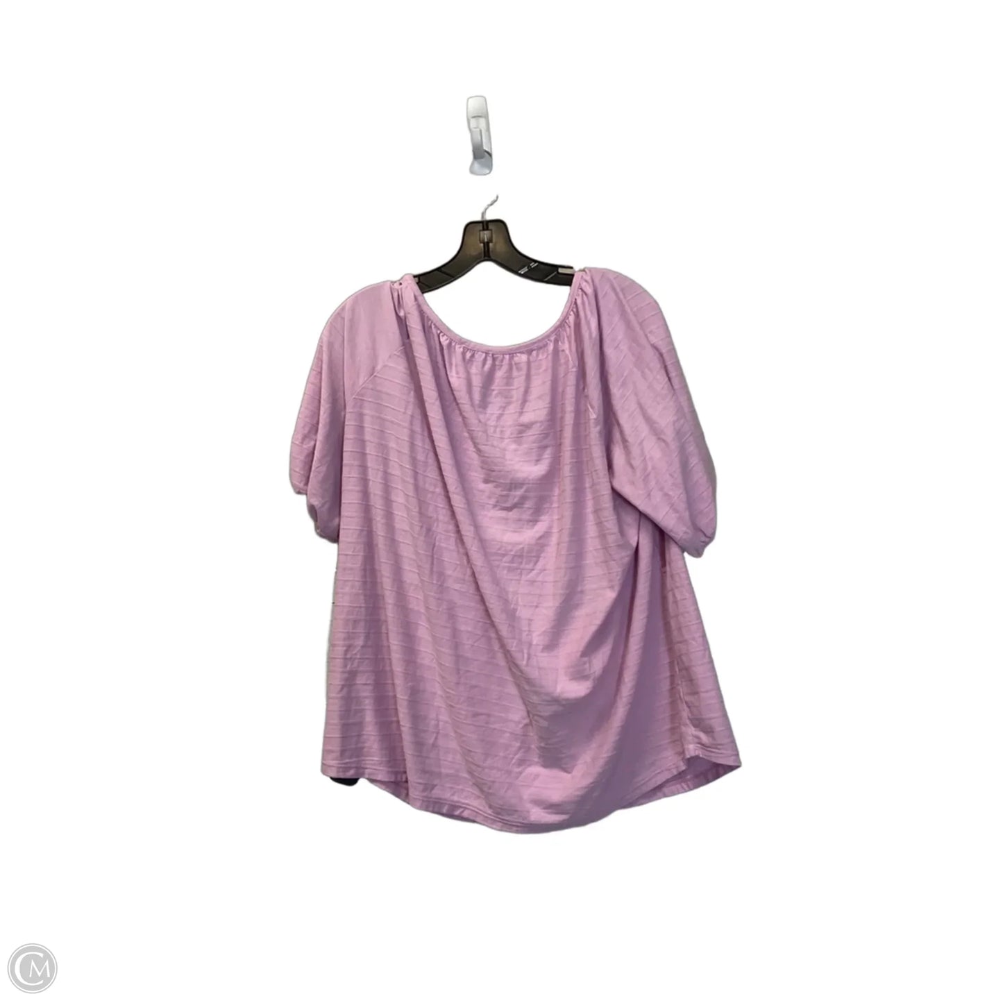 Top Short Sleeve Basic By Wonderly In Pink, Size: Xl