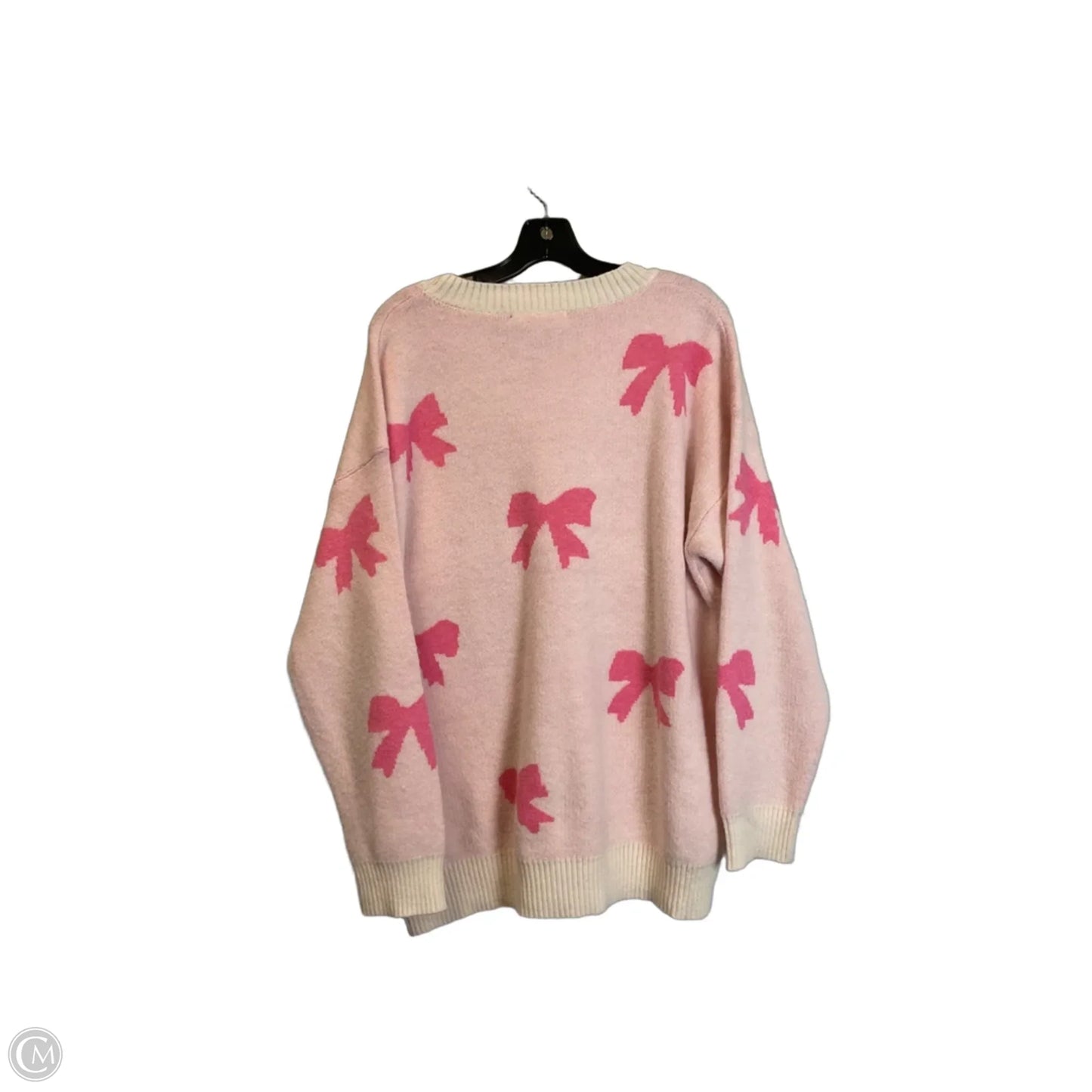 Sweater By Clothes Mentor In Pink, Size: L