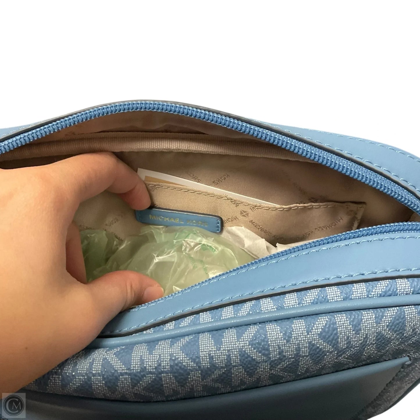 Crossbody Designer By Michael Kors, Size: Medium