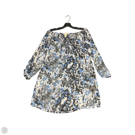 Top Long Sleeve By Michael By Michael Kors In Blue, Size: L