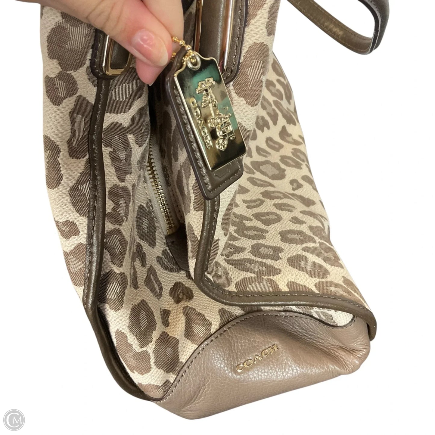 Handbag Designer By Coach, Size: Medium