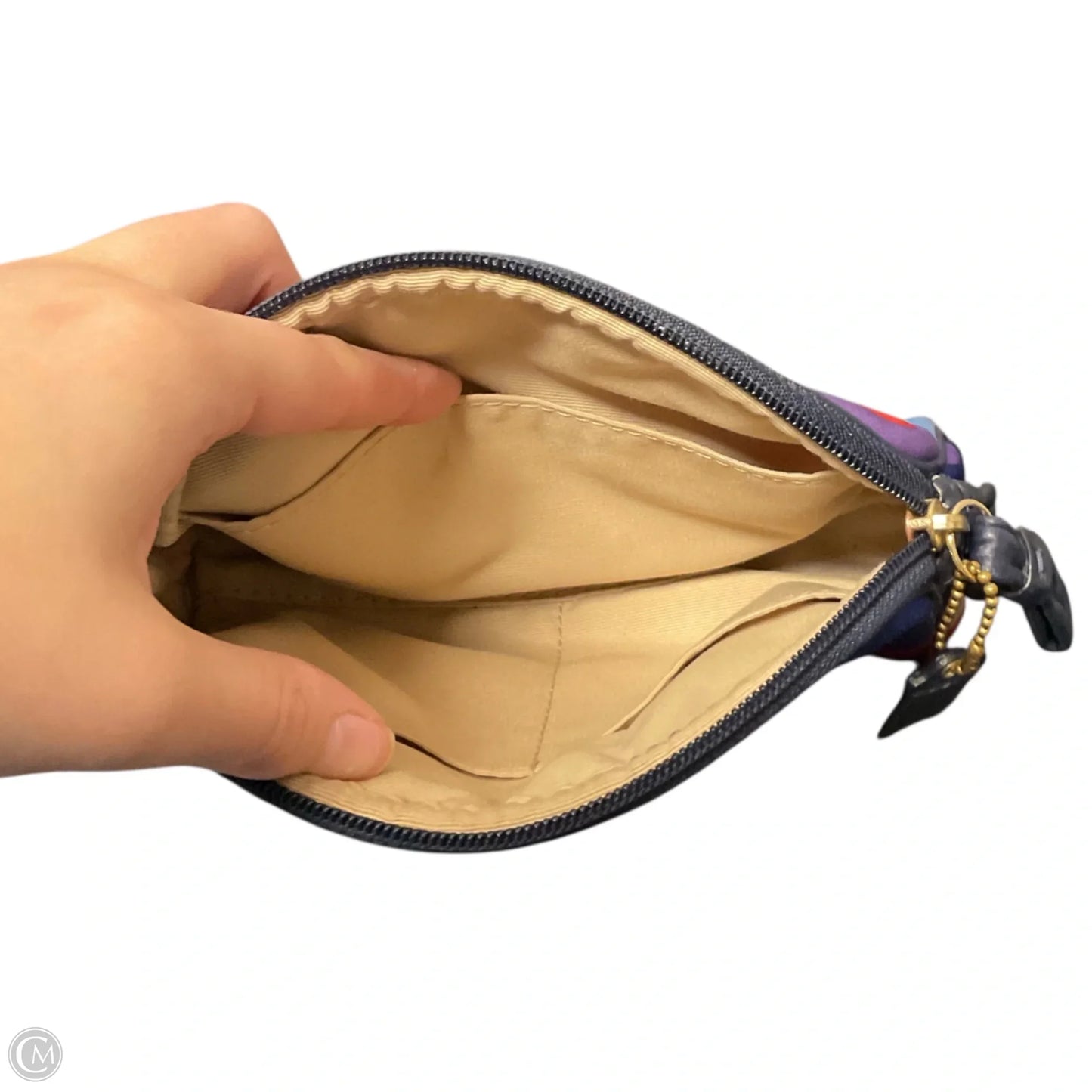 Makeup Bag Designer By Coach, Size: Small