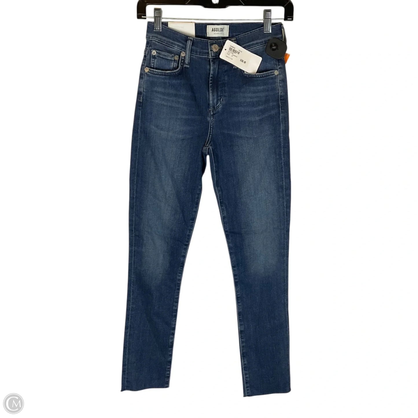 Jeans Skinny By Agolde In Blue Denim, Size: 0 (24)