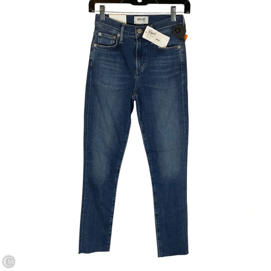 Jeans Skinny By Agolde In Blue Denim, Size: 0 (24)