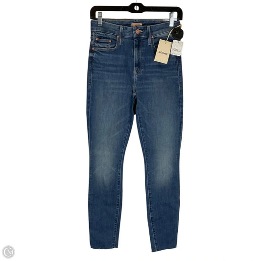 Jeans Skinny By Mother In Blue Denim, Size: 0 (25)