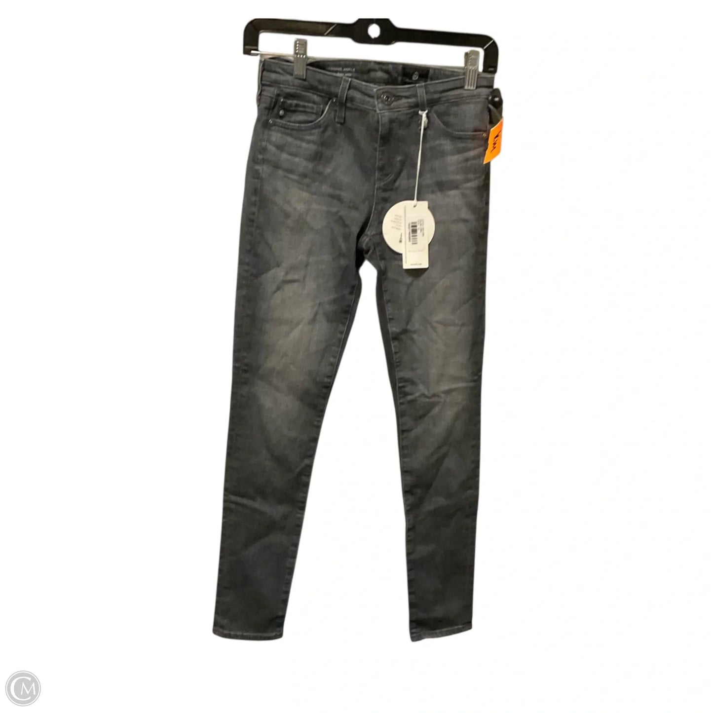 Jeans Skinny By Adriano Goldschmied In Grey Denim, Size: 0