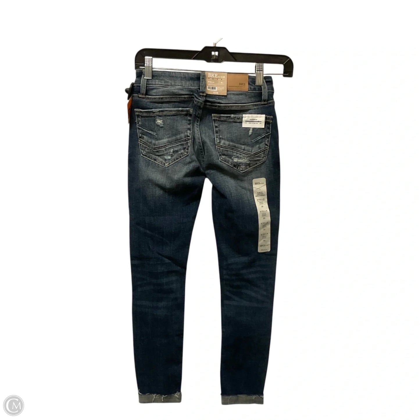 Jeans Skinny By Bke In Blue Denim, Size: 0