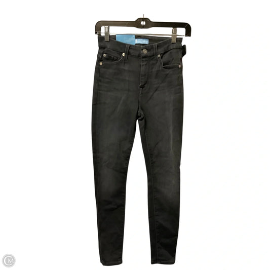 Jeans Skinny By 7 For All Mankind In Black Denim, Size: 0