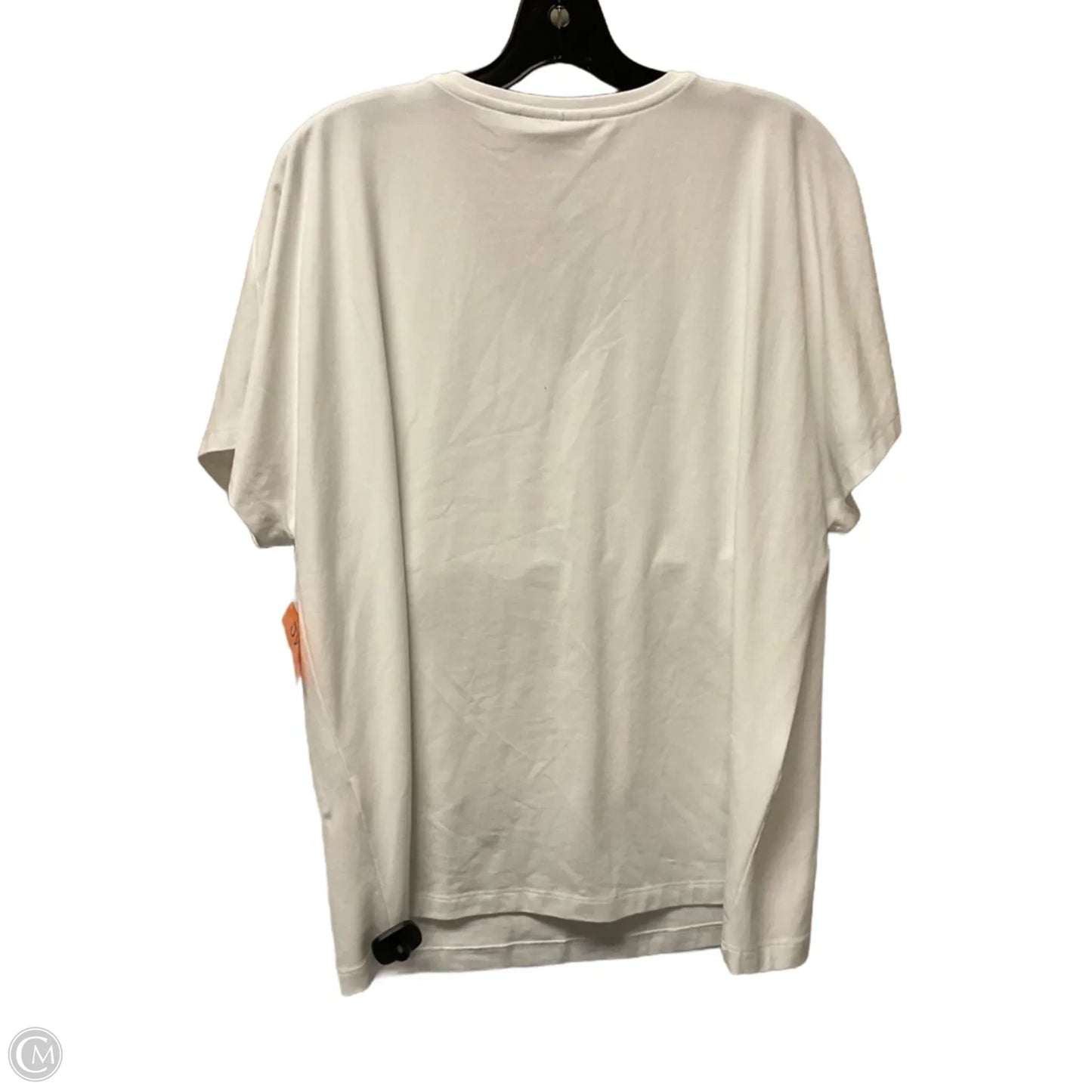Top Short Sleeve By Chicos In White, Size: L