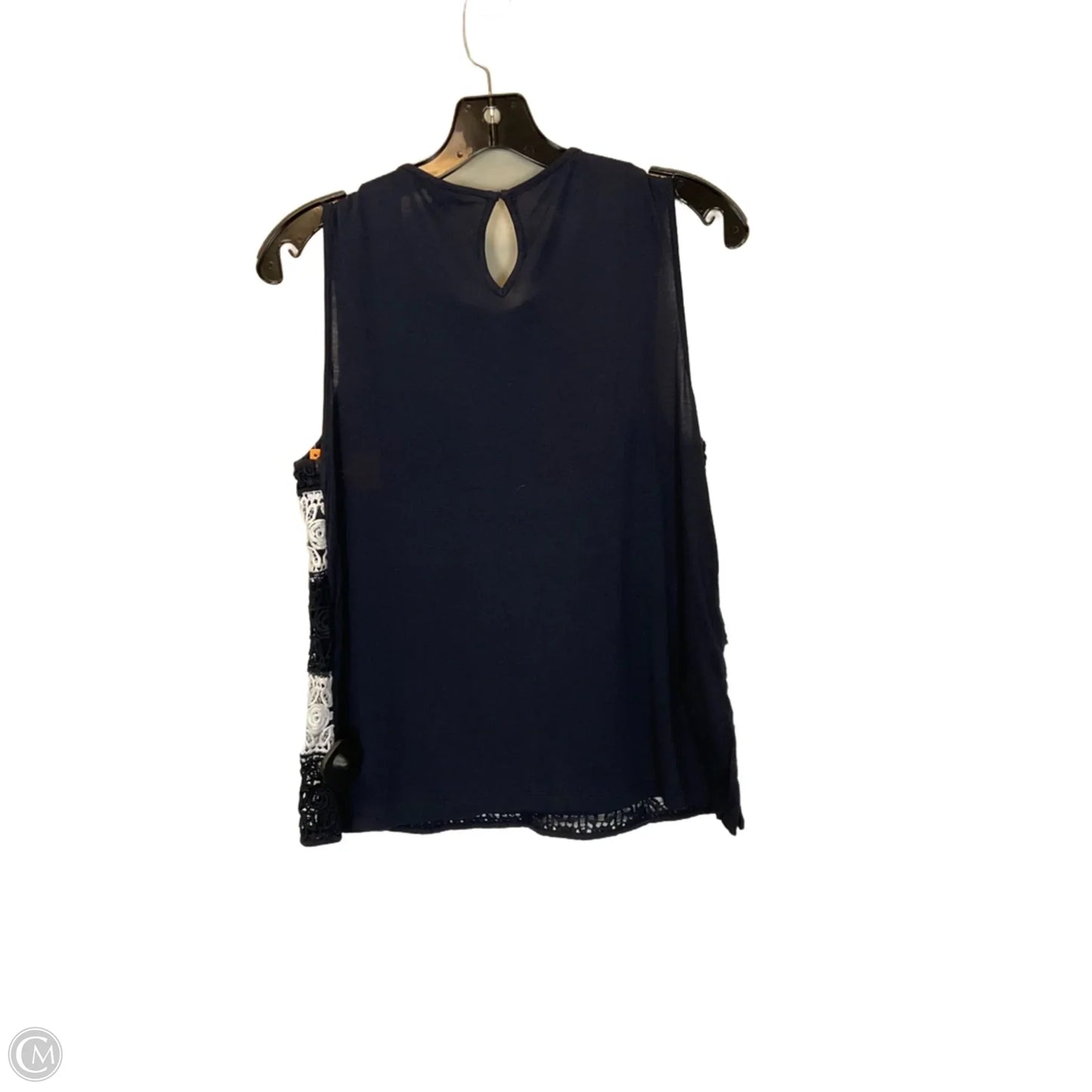 Top Sleeveless By Ann Taylor In Blue, Size: S
