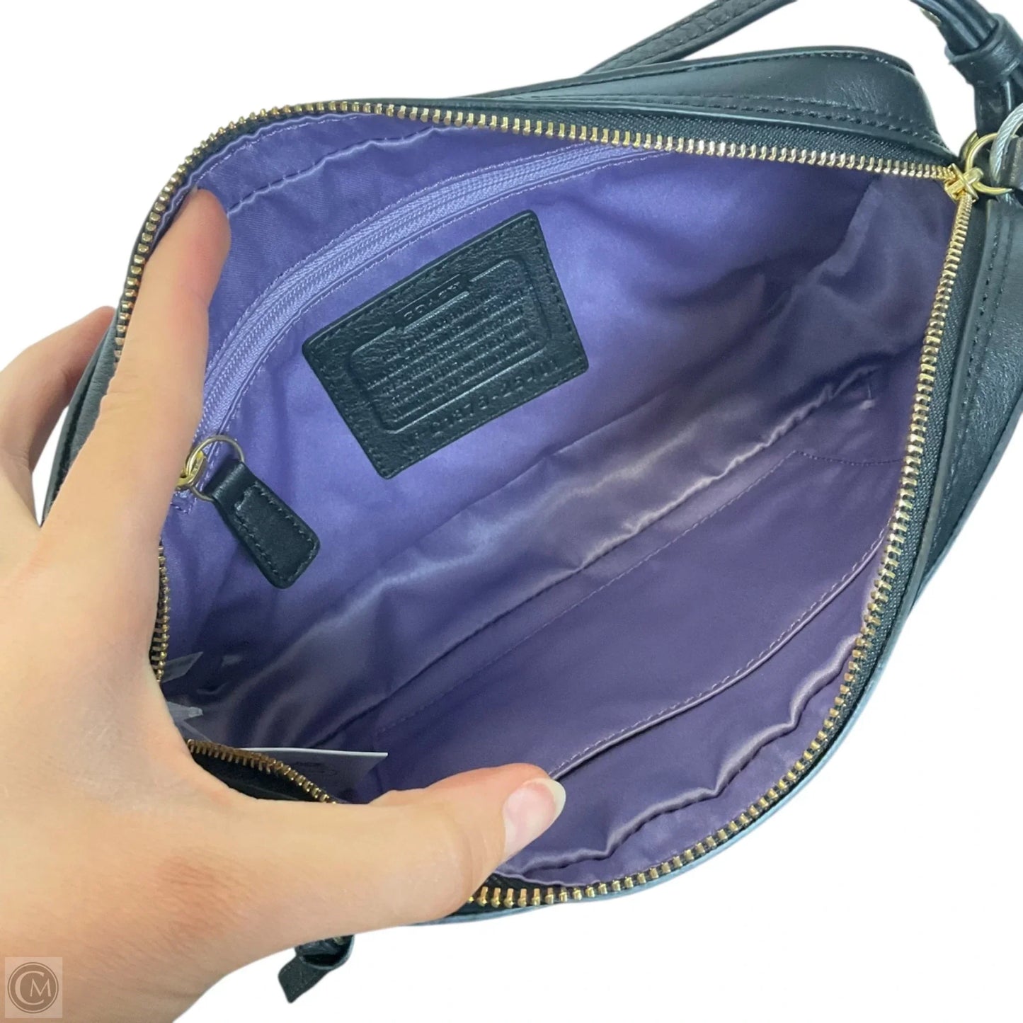 Crossbody Designer By Coach, Size: Small