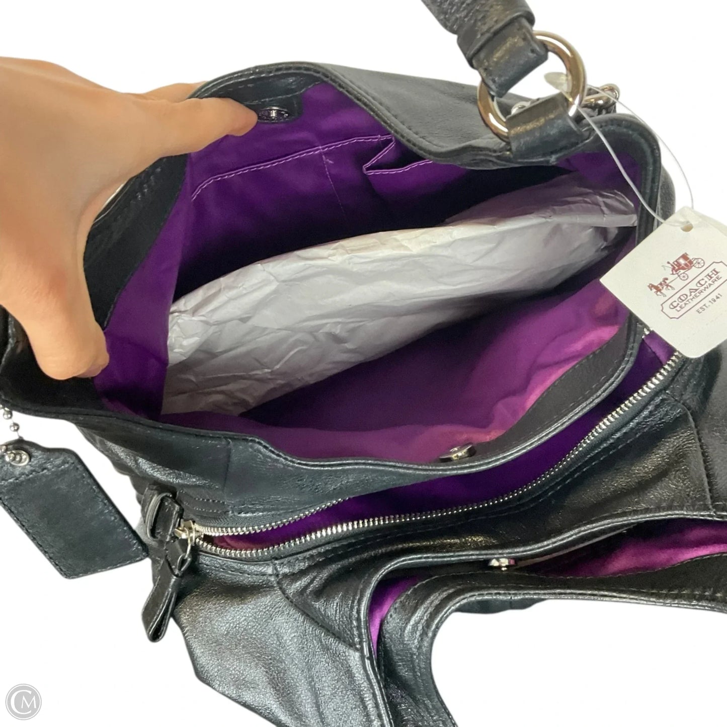 Handbag Designer By Coach, Size: Medium